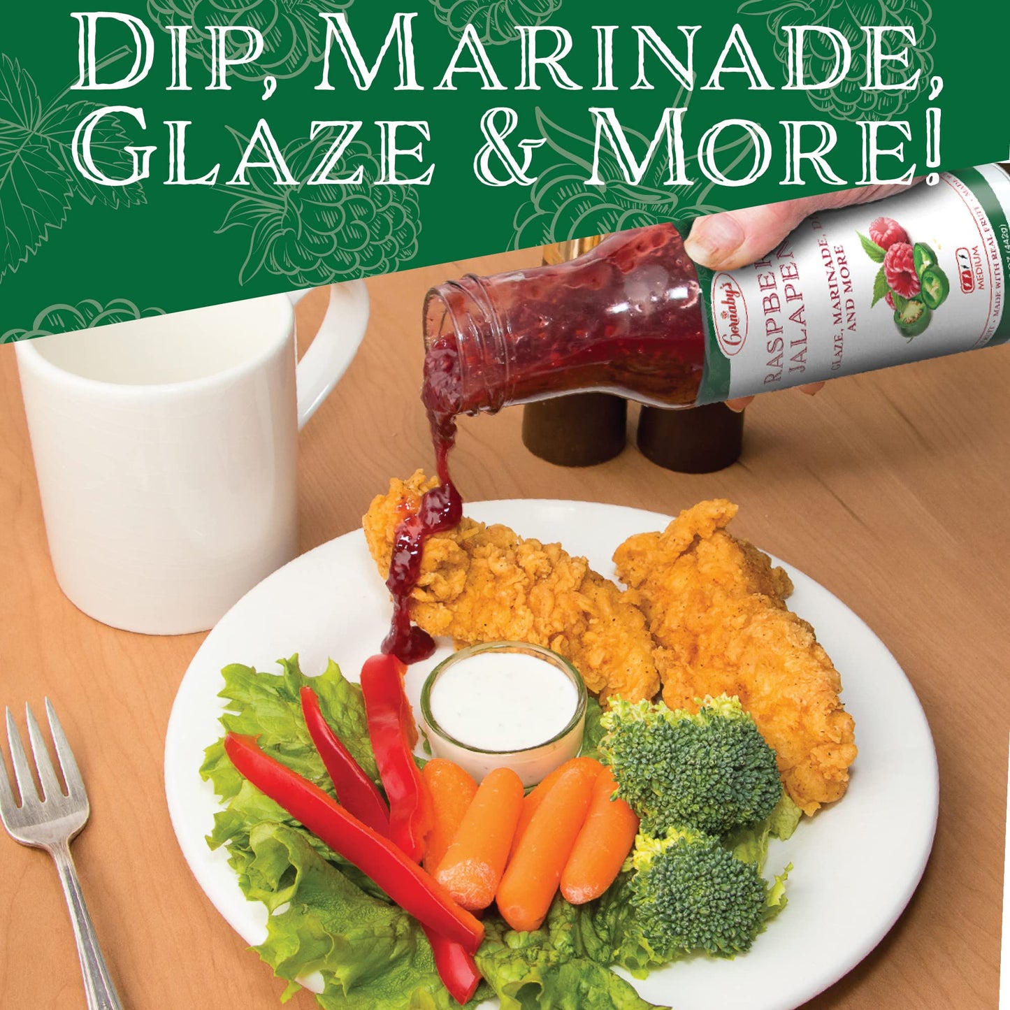 Cornaby’s Savory Sauce Variety - Pack of 3 | All Natural, Gluten Free, Vegan