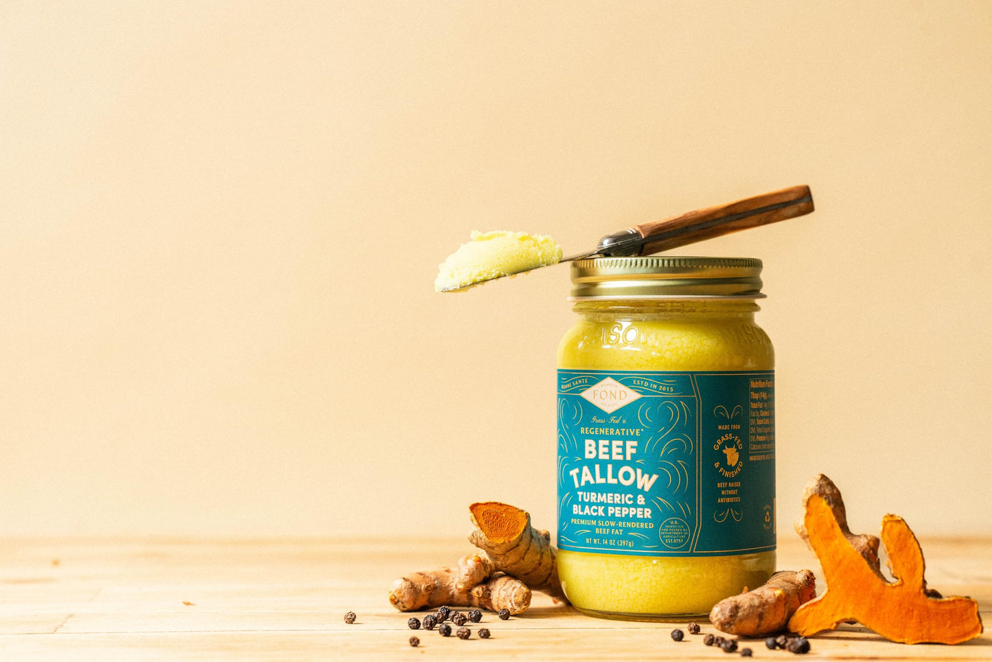 Regenerative Grass Fed Beef Tallow Variety Pack, 14 oz  - Pack of 4