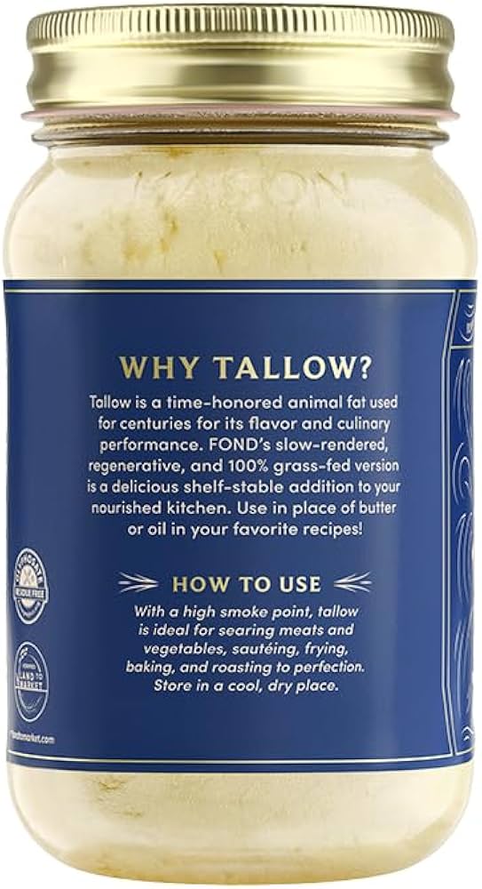 Regenerative Grass Fed Beef Tallow Variety Pack, 14 oz  - Pack of 4