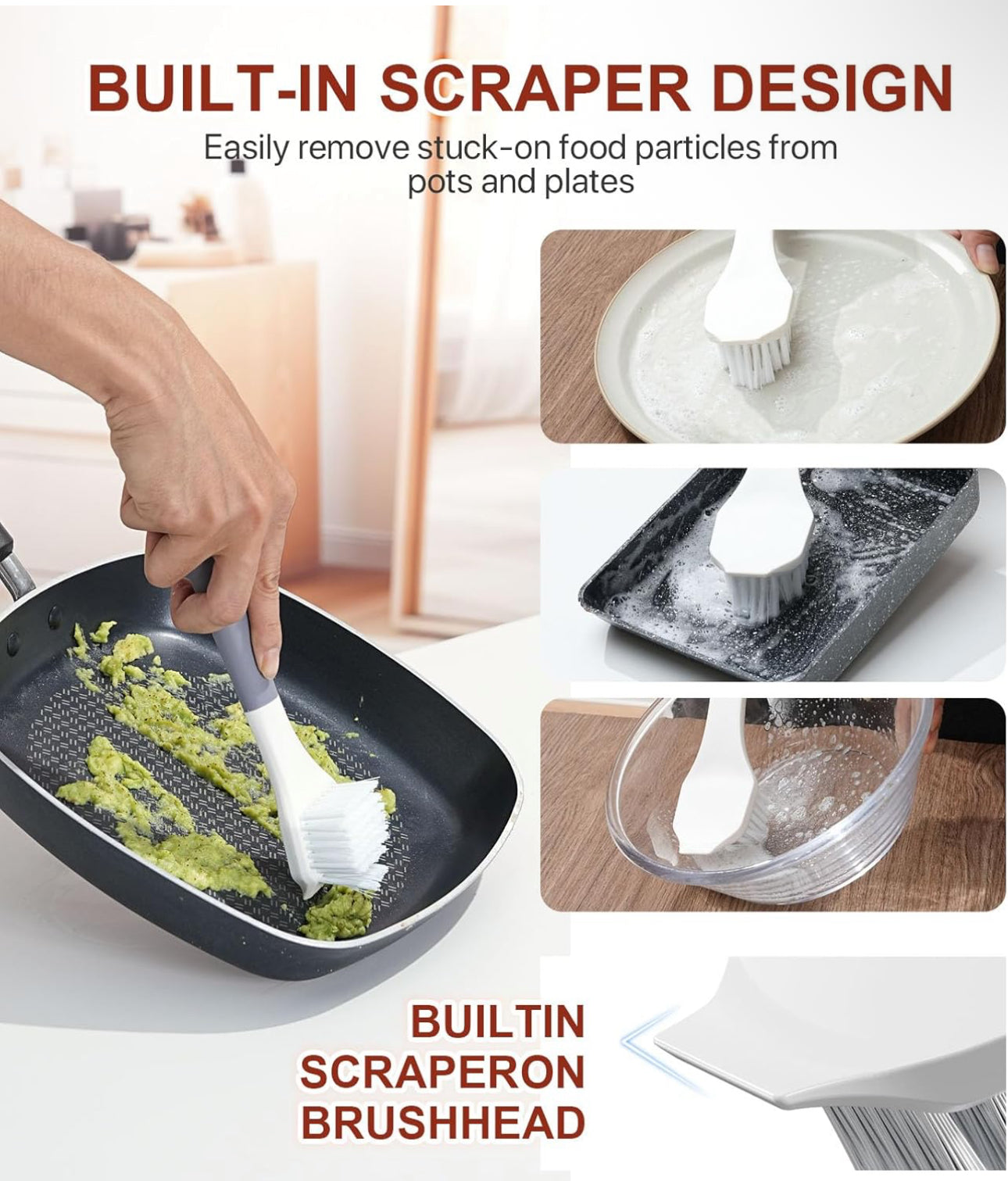 Meat Chopper Pro Masher, 5 Curve Blades  - Pack of 2