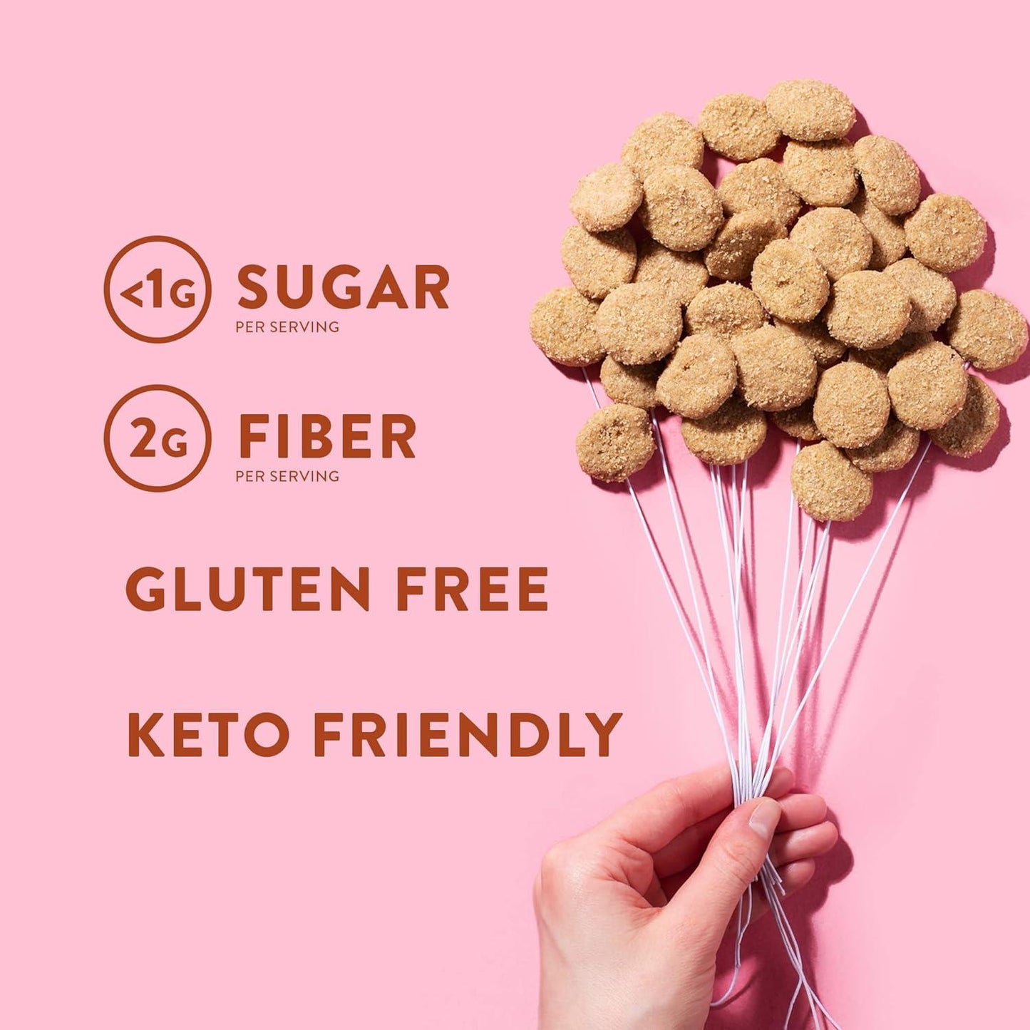 HighKey Sugar Free Cookies Variety Pack - Keto Snacks, No Sugar - Chocolate Chip Cookie, Snickerdoodle, Brownie Bites Low Carb Gluten Free - Pack of 3