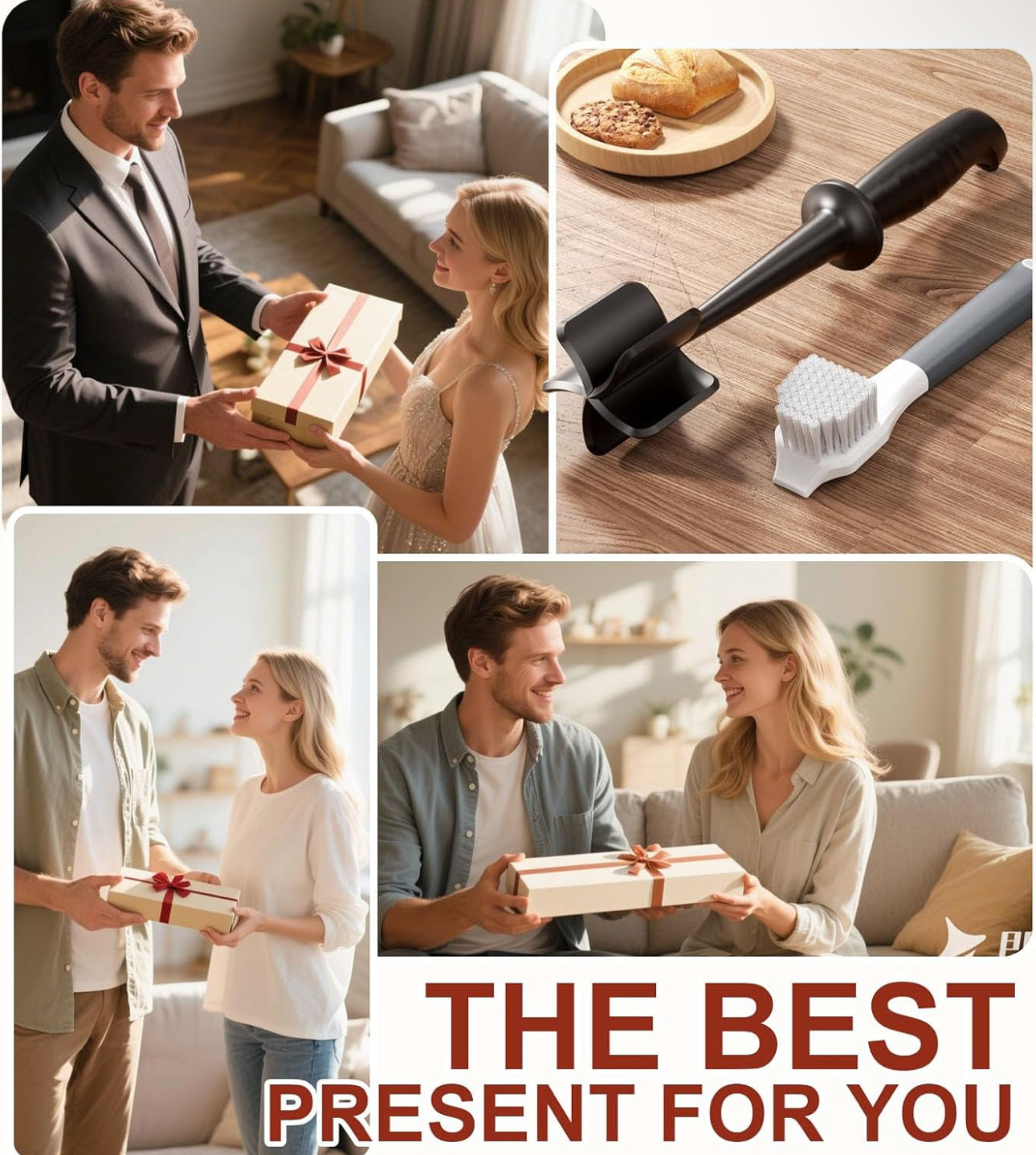 Meat Chopper Pro Masher, 5 Curve Blades  - Pack of 2