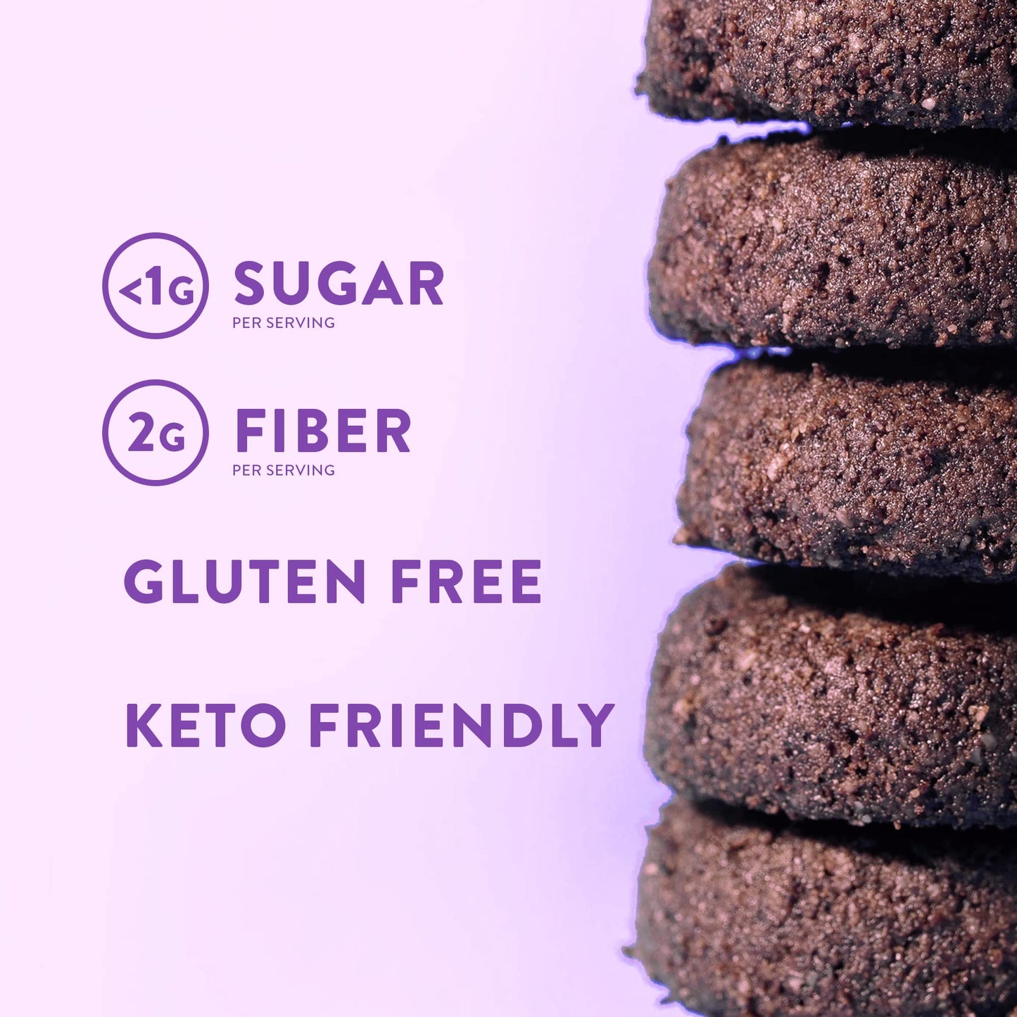 HighKey Sugar Free Cookies Variety Pack - Keto Snacks, No Sugar - Chocolate Chip Cookie, Snickerdoodle, Brownie Bites Low Carb Gluten Free - Pack of 3