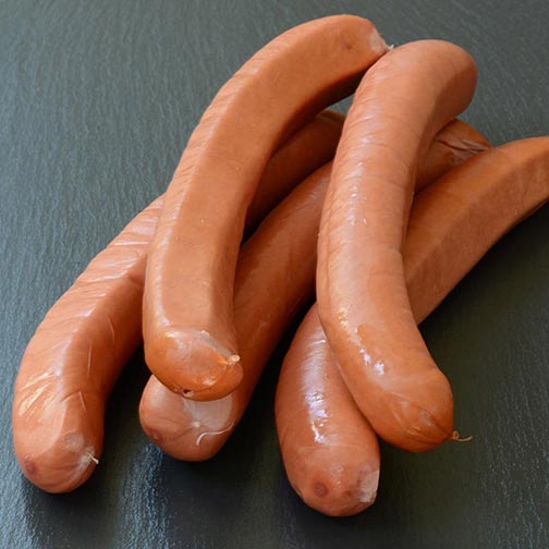 Footlong 12” Wagyu Beef Hot Dogs, Long Hot Dog Buns Kit , includes Serving Trays - Pack of 10