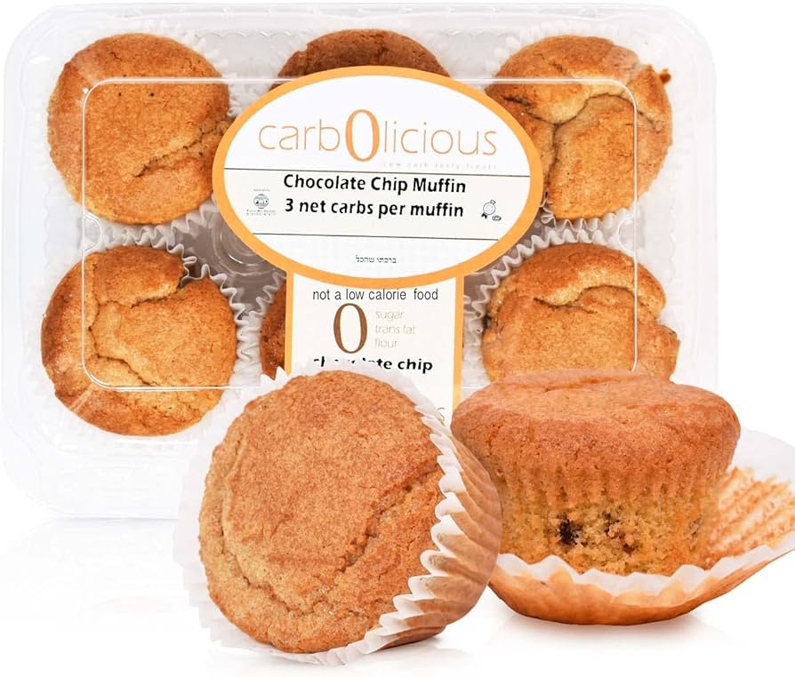 Low Carb Chocolate Chips Muffins - Pack of 6