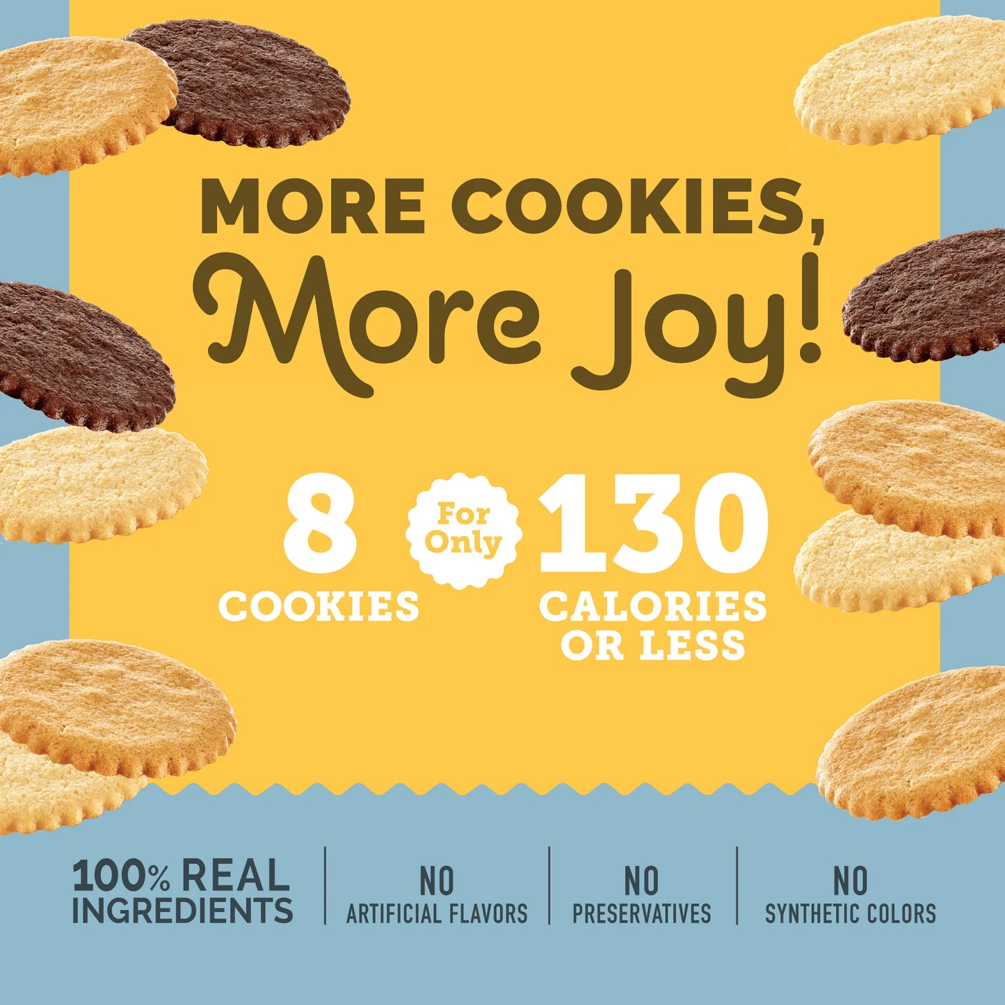 Dewey's Bakery Complete Cookie Collection - Meyer Lemon, Brownie Crisp, Triple Ginger, Vanilla Bean, Dark Chocolate Mint Cookies, Key Lime Moravian Cookie Thins - Pack of 6
