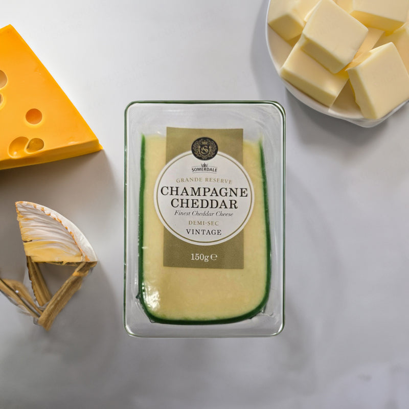 Somerdale Grande Reserve Champagne Cheddar Cheese, 2 lb