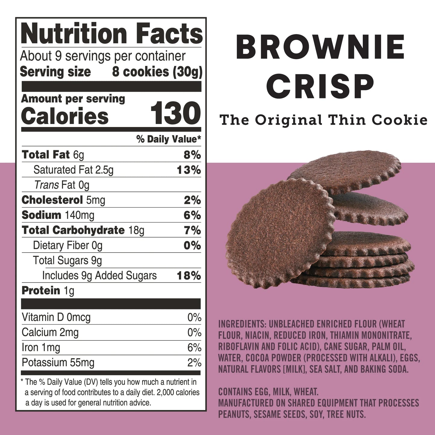 Dewey's Bakery Complete Cookie Collection - Meyer Lemon, Brownie Crisp, Triple Ginger, Vanilla Bean, Dark Chocolate Mint Cookies, Key Lime Moravian Cookie Thins - Pack of 6