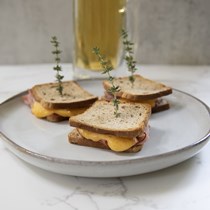 S. Rosens Cocktail Rye Bread, Case of 4 Loaves - 2 each of Caraway and Pumpernickel, 12 oz each Loaf