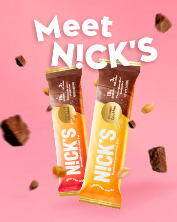 Nick's Protein Bars Premium Variety Pack - Low Carb Keto Friendly Snacks, No Added Sugar - Pack of 12