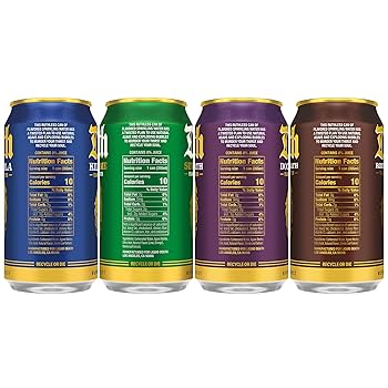 Liquid Death, Soda Flavored Sparkling Water Variety Pack - 12 Pack - 12 oz Cans