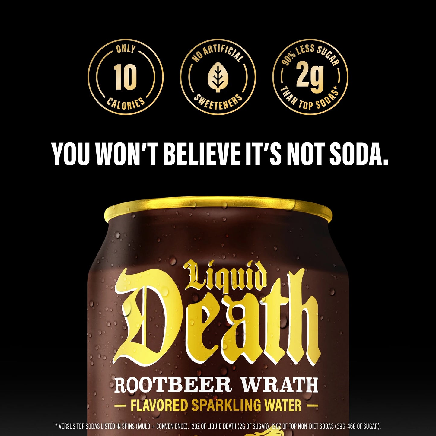 Liquid Death, Soda Flavored Sparkling Water Variety Pack - 12 Pack - 12 oz Cans