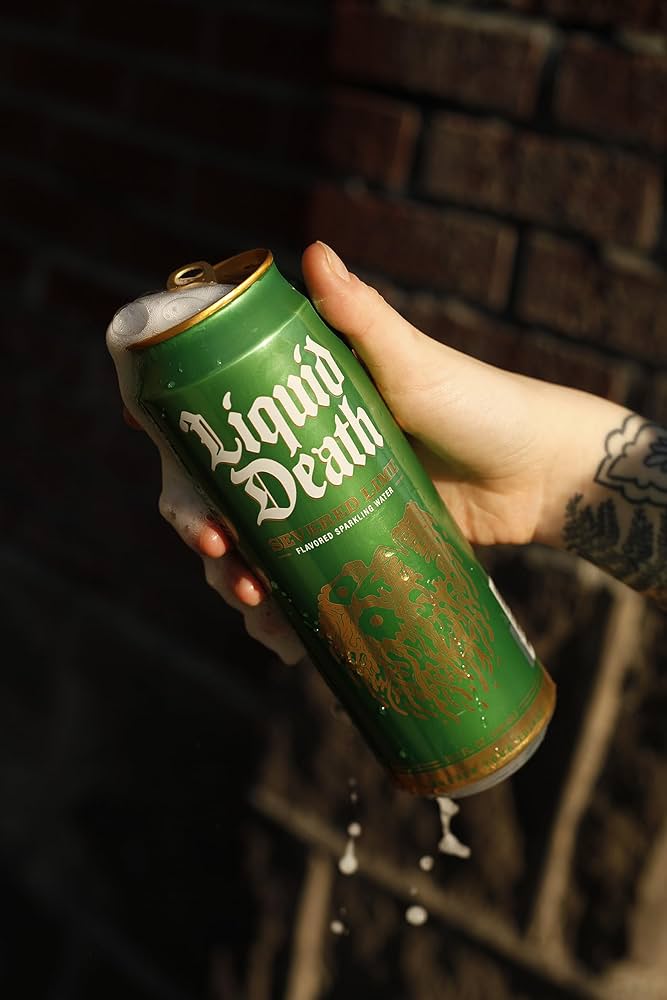 Liquid Death, Sparkling & Lime Mixed Pack - Low Calorie & No Artificial Sweeteners Real Mountain Source, Natural Minerals & Electrolytes - 16 Pack - 19 oz King Cans