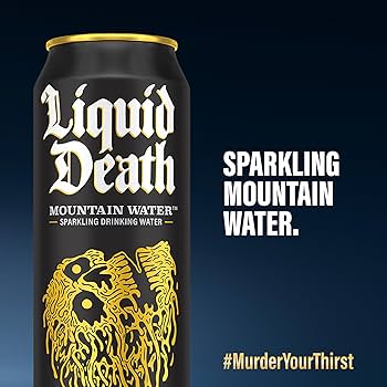 Liquid Death, Sparkling & Lime Mixed Pack - Low Calorie & No Artificial Sweeteners Real Mountain Source, Natural Minerals & Electrolytes - 16 Pack - 19 oz King Cans