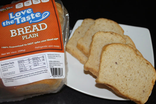 Love-The-Taste Low Carb Bread Plain, 1 Net Carb - includes 2
