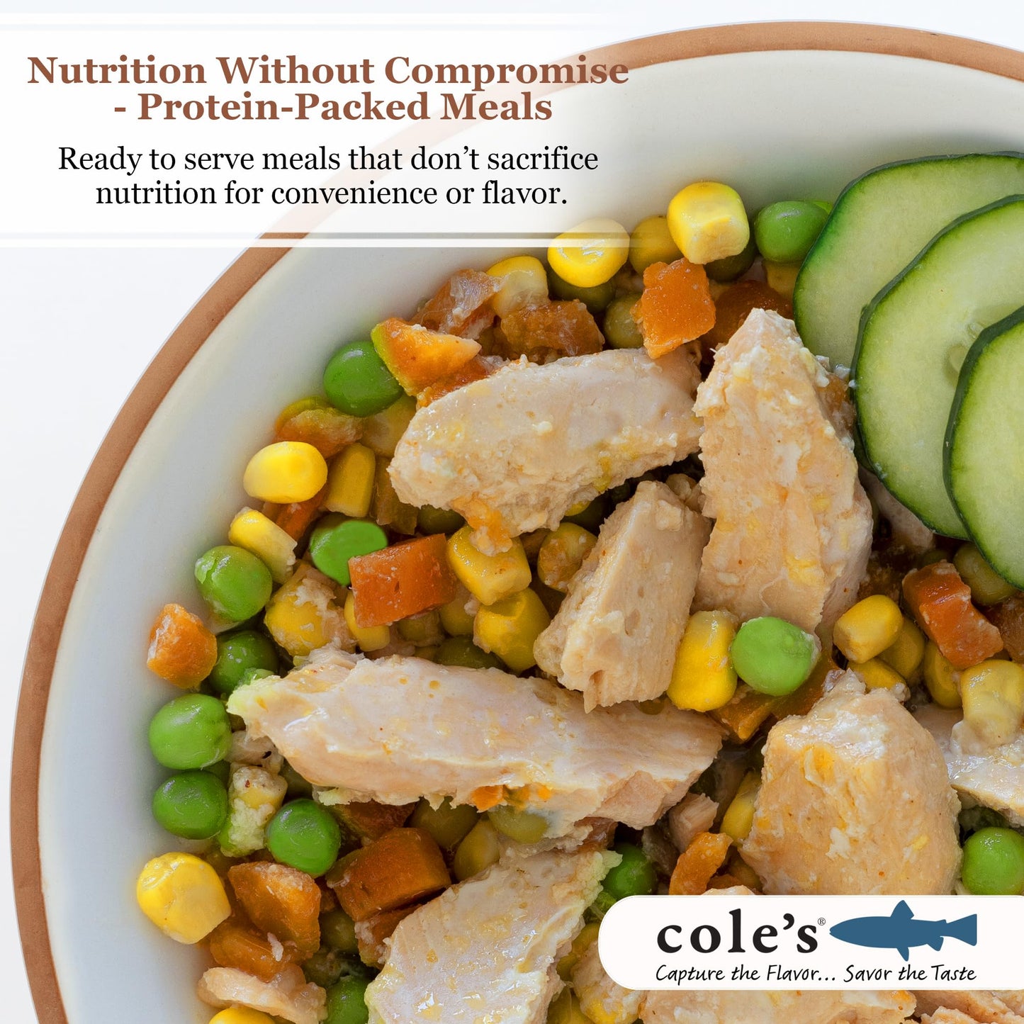 COLE’S Open & Eat Meals Variety Pack - Hand-Packed Smoked Salmon & Trout with Quinoa & Vegetables