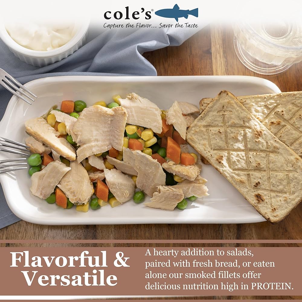 COLE’S Open & Eat Meals Variety Pack - Hand-Packed Smoked Salmon & Trout with Quinoa & Vegetables