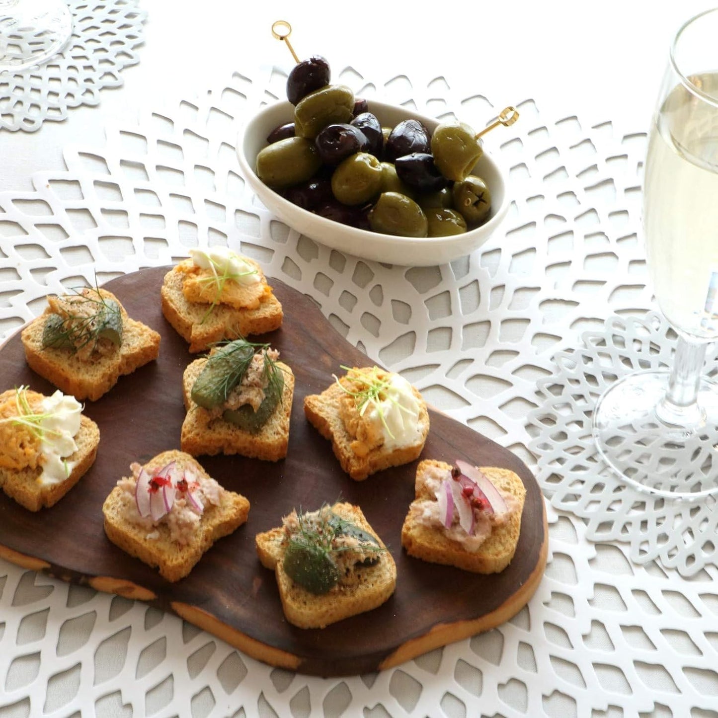 Brioche Pasquier Mini Toasts, 36 pieces Canapes a Garnir - Pack of 2