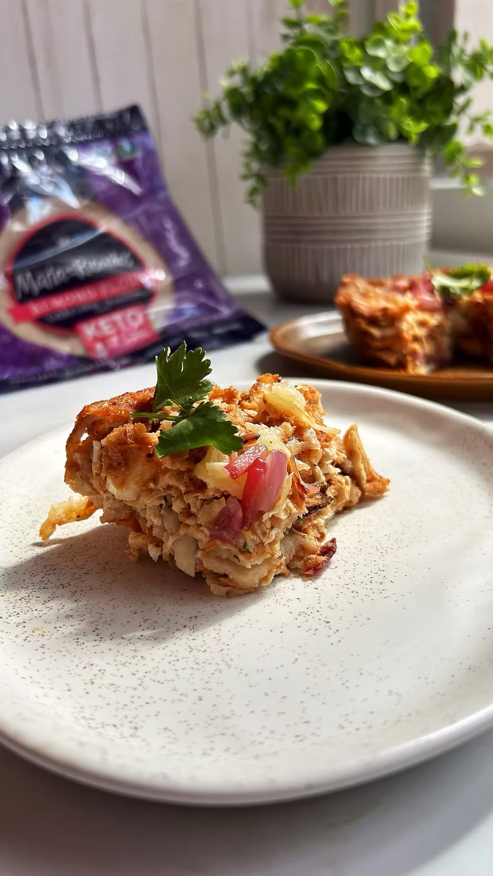 Maria & Ricardo's KETO Tortillas Wraps| Almond 'Everything Seasoning | Low Carb | Grain Free, USDA Certified KETO - Pack of 4