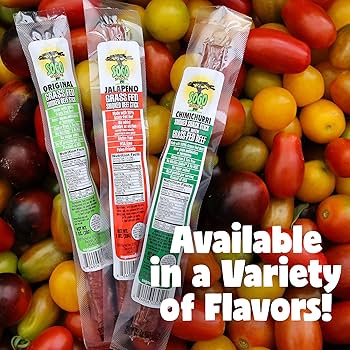Sogo Variety Meat Sticks - Grass-fed Beef Flavors, 1 Free-range Turkey Flavor & 1 Natural Pork Flavor - No Sugar, Gluten Free, No Nitrates, MSG Free, 1 oz - Pack of 7