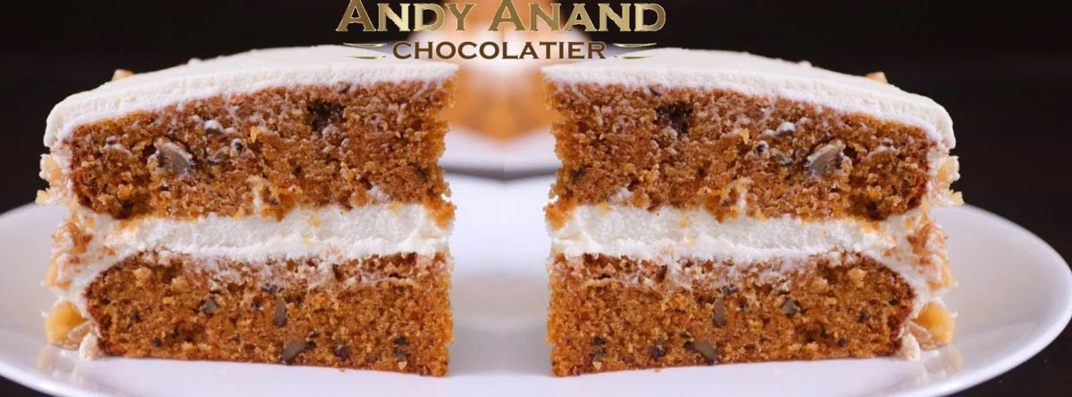 ANDY ANAND DELICIOUSLY INDULGENT SUGAR FREE CARROT CAKE - AMAZING FRESHLY BAKED, DELIGHT IN EVERY BITE, DELICIOUS, DECADENT
