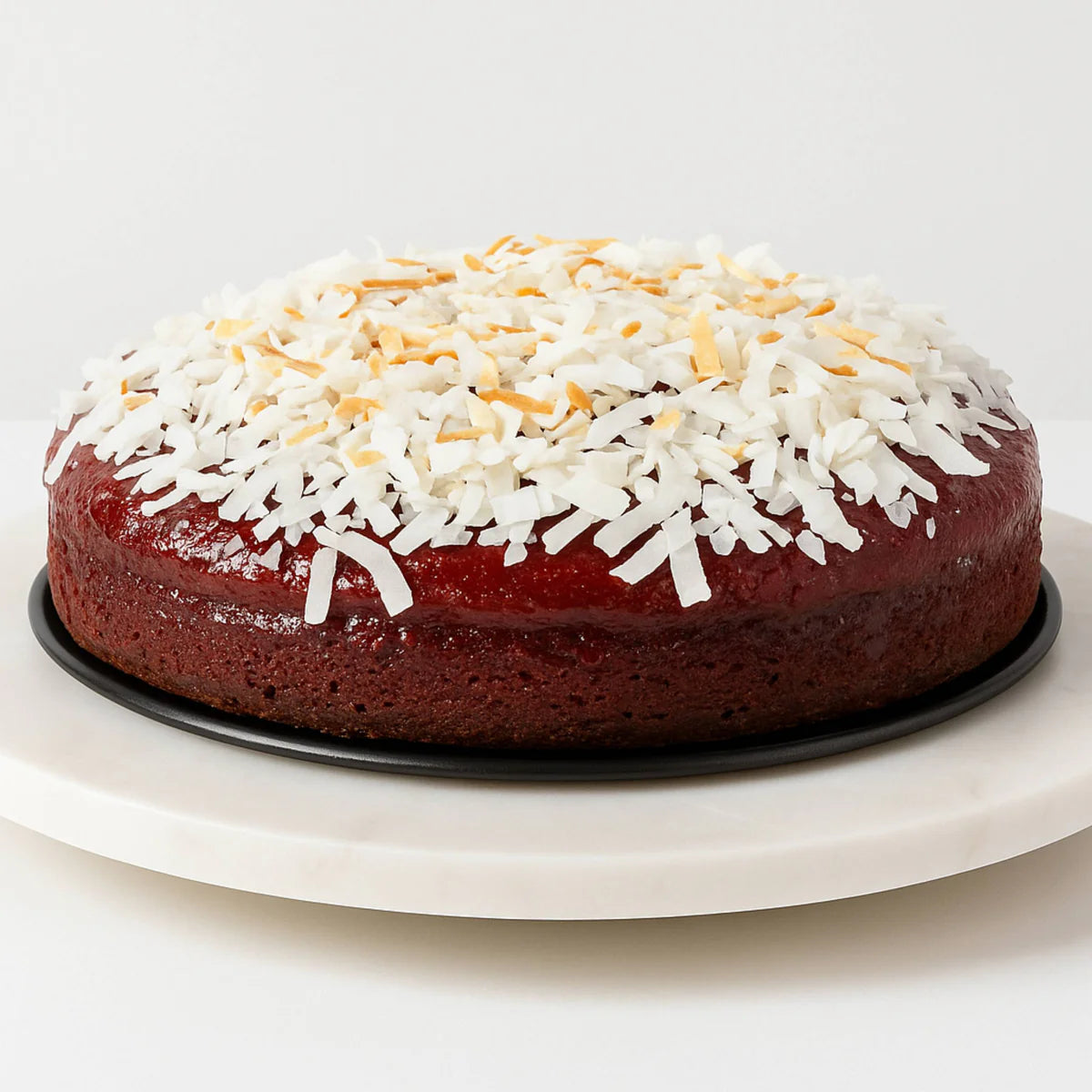 ANDY ANAND SUGAR FREE RASPBERRY CHOCOLATE COCONUT CAKE EXQUISITE 9", WITH REAL CHOCOLATE TRUFFLES: DELECTABLE DESSERT BAKED IN HOMEMADE STYLE IN SUGAR FREE BAKERIES