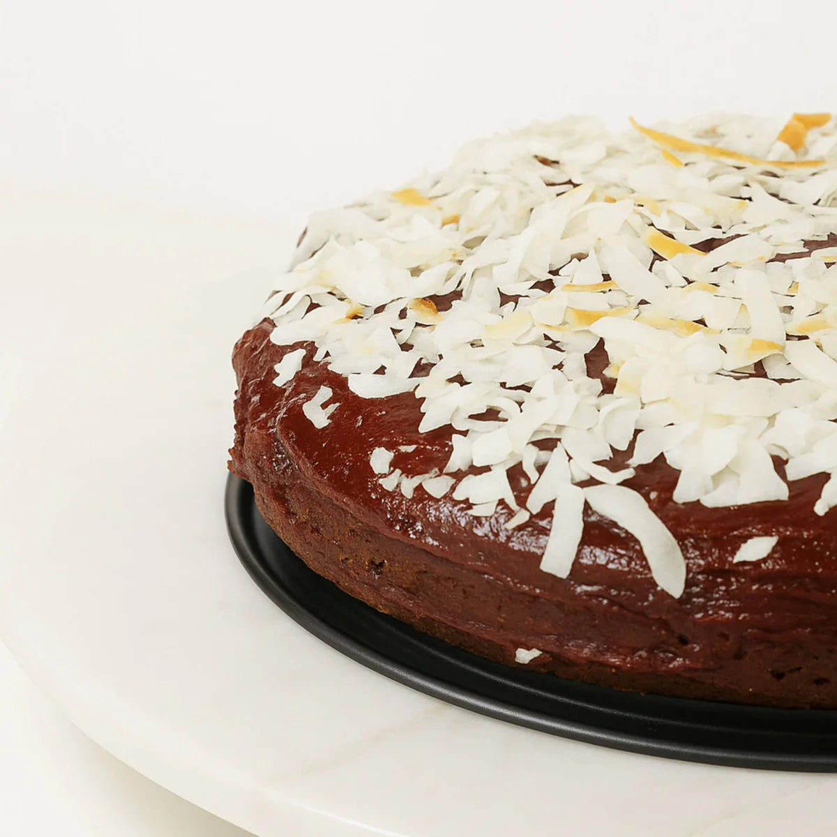 ANDY ANAND SUGAR FREE RASPBERRY CHOCOLATE COCONUT CAKE EXQUISITE 9", WITH REAL CHOCOLATE TRUFFLES: DELECTABLE DESSERT BAKED IN HOMEMADE STYLE IN SUGAR FREE BAKERIES