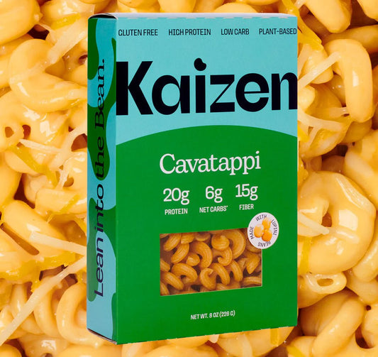 Kaizen Low Carb Cavatappi Pasta - High Protein (20g), Keto Friendly, Gluten-Free, Grain Free, Kosher, Plant-Based - Pack of 2