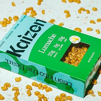 Kaizen Low Carb Lumache Pasta - High Protein (20g), Keto Friendly, Gluten-Free, Grain Free, Kosher, Plant-Based - Pack of 2