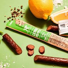 Righteous Felon  Lemon Pepper 100% Turkey Meat Sticks | High Protein, Low Carb, Keto, Gluten Free, Craft Beef, Turkey, Pork - Pack of 10