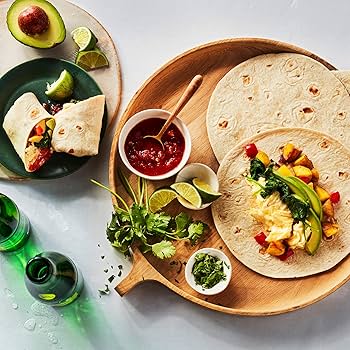Hero Flour Tortilla - Delicious Tortilla Wraps | Soft Net Low Carb Tortillas | High Fiber, 1g Net Carbs - 4 Packs of 6