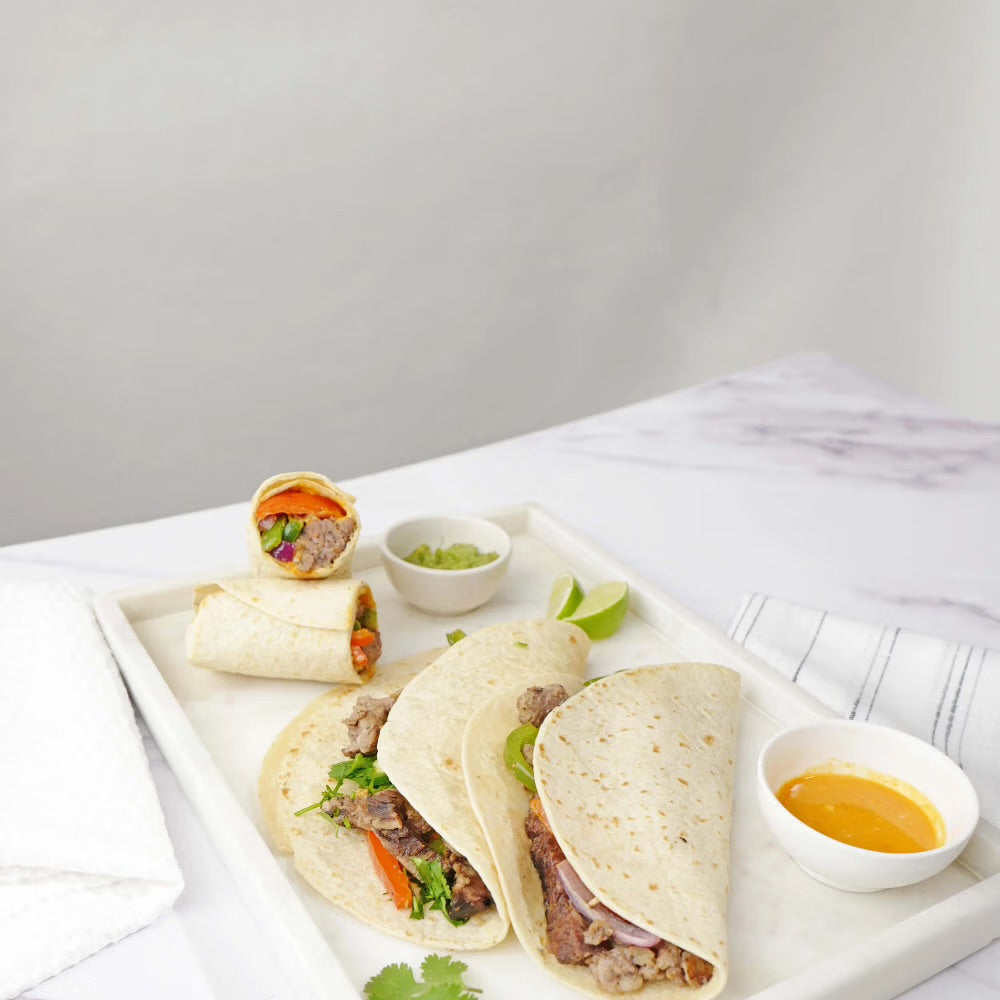 Hero Flour Tortilla - Delicious Tortilla Wraps | Soft Net Low Carb Tortillas | High Fiber, 1g Net Carbs - 4 Packs of 6