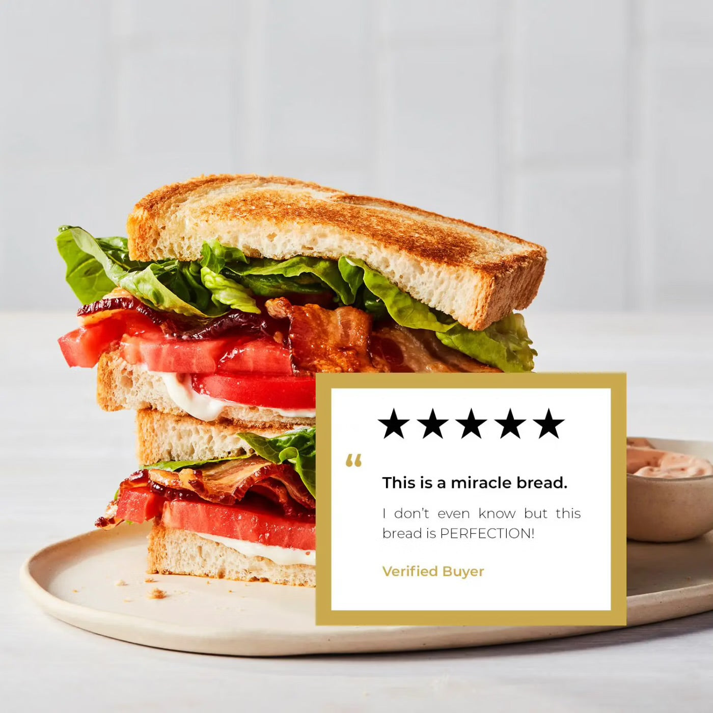 Hero Classic White Bread — Delicious Bread with 0g Net Carb, 0g Sugar, Tastes Like Regular Bread | Low Carb & Keto Friendly Bread Loaf - 15 Slices/Loaf, 2 Loaves