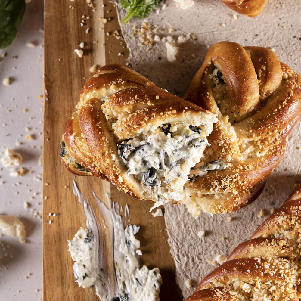 Sweet Street Spinach Feta Handcrafted Pretzel - 5 oz - 48/Case