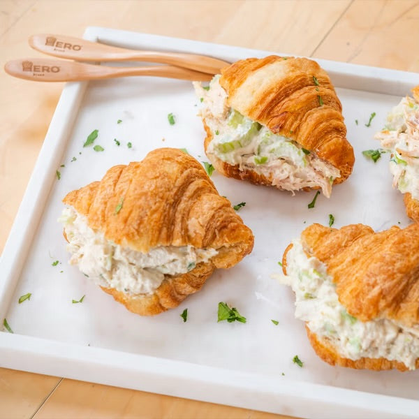 Hero Croissants - 2g Net Carbs, 0 Sugar, High Protein, Low Carb - includes 24 - Pack of 6