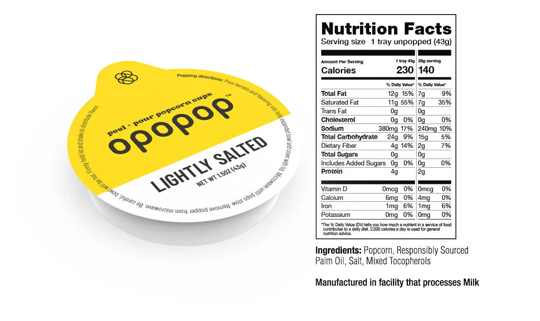 Opopop Gluten Free, Non-GMO Microwave Popcorn Starter Kit - Gourmet Popcorn Kit, Collapsible Silicone Popcorn Popper, Popcorn Maker - Variety Pack of 12