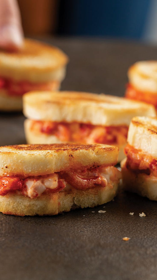 Gourmet Mini Maine Lobster Grilled Cheese Sandwiches - includes 18