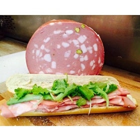 Italian Mortadella with Pistachios - Half Cut - Approx. 5.5 lb