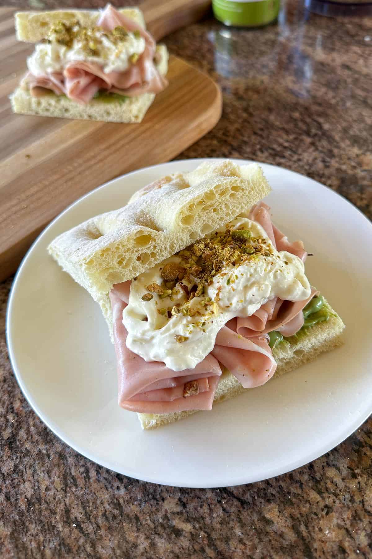 Italian Mortadella with Pistachios - Half Cut - Approx. 5.5 lb