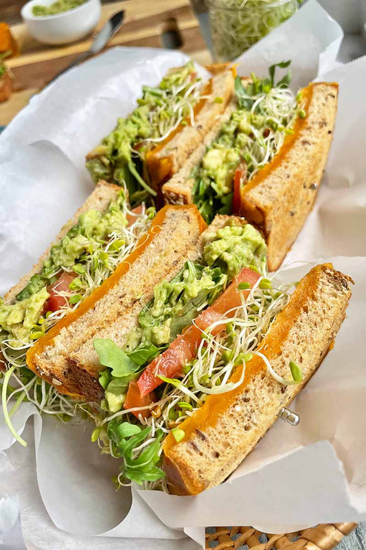Organic Whole Grain Sprouted Sourdough Bread