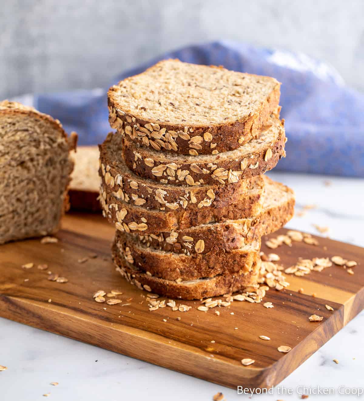 Organic Sprouted Oatmeal Sourdough Bread