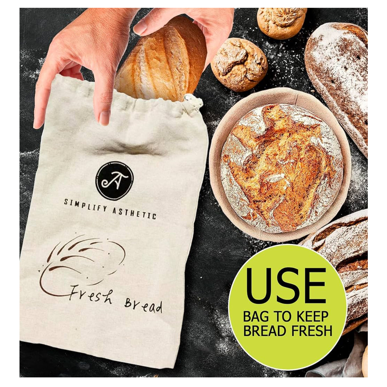 Bake Like a Master, A Complete Sourdough Bread Baking Kit - Bread Baking Supplies - Sourdough Starter Jar Kit
