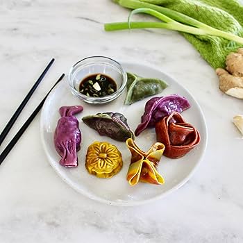 Gourmet Artisan DIY Dumpling Kit - including Ingredients, Dumpling Rolling Pin and Dumpling Cutter, Makes 80 Homemade Dumplings