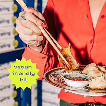 Gourmet Artisan DIY Dumpling Kit - including Ingredients, Dumpling Rolling Pin and Dumpling Cutter, Makes 80 Homemade Dumplings