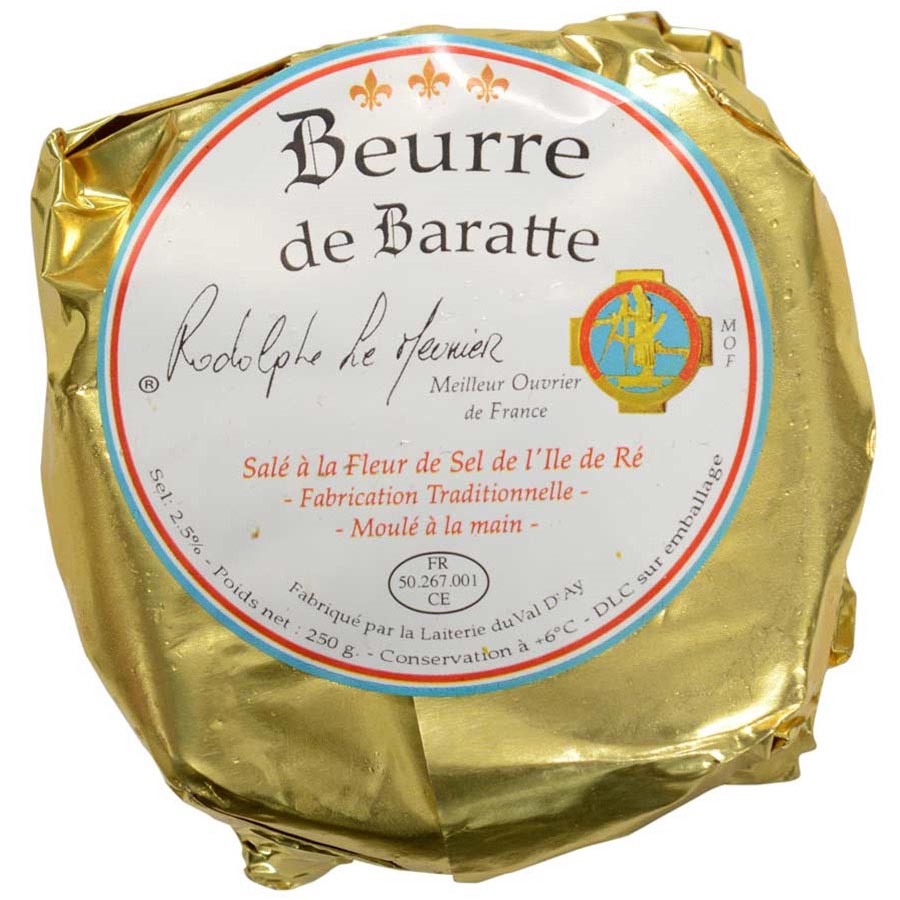 Beurre de Baratte Demi-Sel - Salted Butter from France by Rodolphe Le Meunier