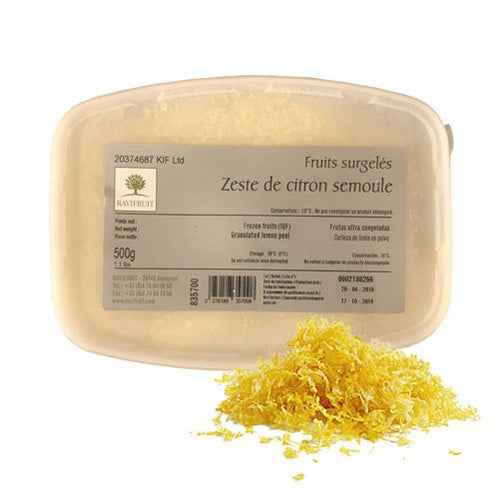 Lemon Zest, Frozen from France by Ravifruit - 1.1 lb