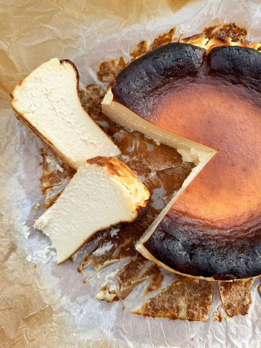 Burnt Basque Cheesecake, Serves 8