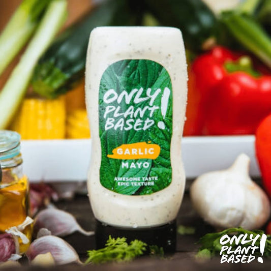 Only Plant Based Vegan Garlic Mayonnaise, 11 oz Squeeze Bottles - Pack of 2