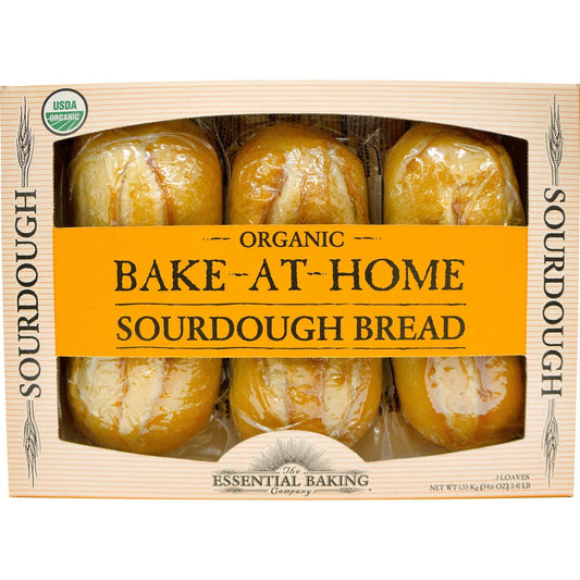 Take & Bake Organic Artisan Sourdough Bread, 18.2 oz - Pack of 3