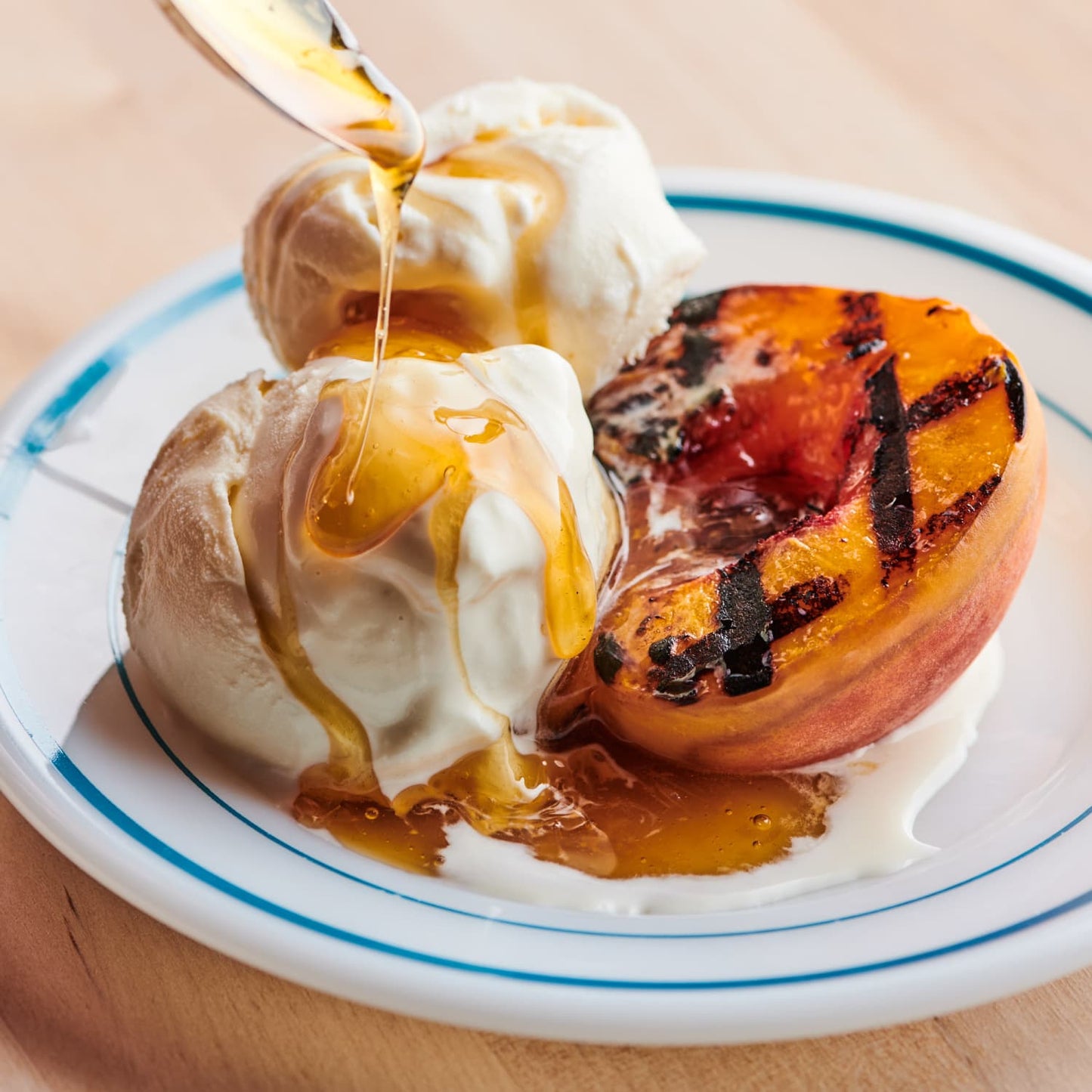 Our Favorite Hot Honey Variety Collection - Mikes Hot Honey, Momofuku Hot Honey Chili Crunch, Bushwick Kitchen Bees Knees Spicy Honey and Red Clay Peach Infused Hot Honey - Pack of 4